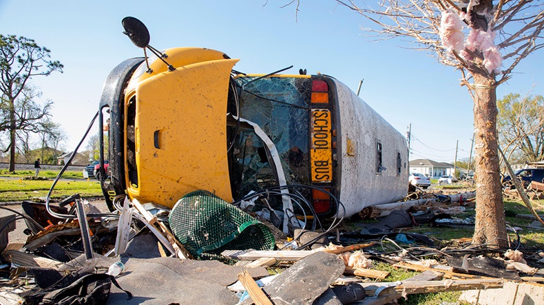 Louisiana tornado (2022) (Leslie Gamboni/Xinhua/Alamy Live News)
