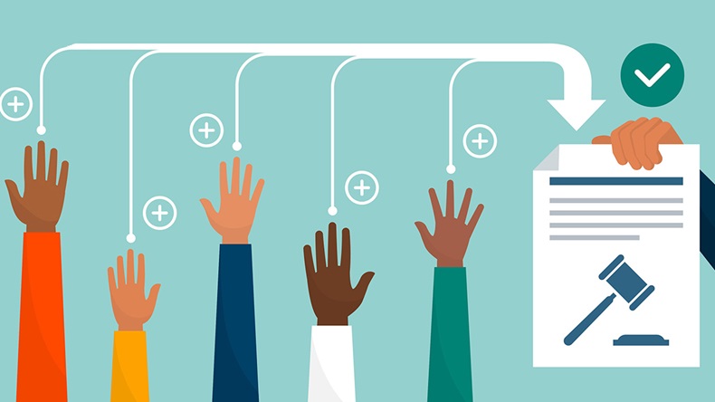 Class action (ElenaBs/Alamy Stock Vector)