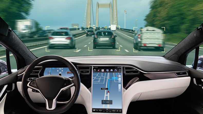 Autonomous vehicle (Scharfsinn/Alamy Stock Photo)