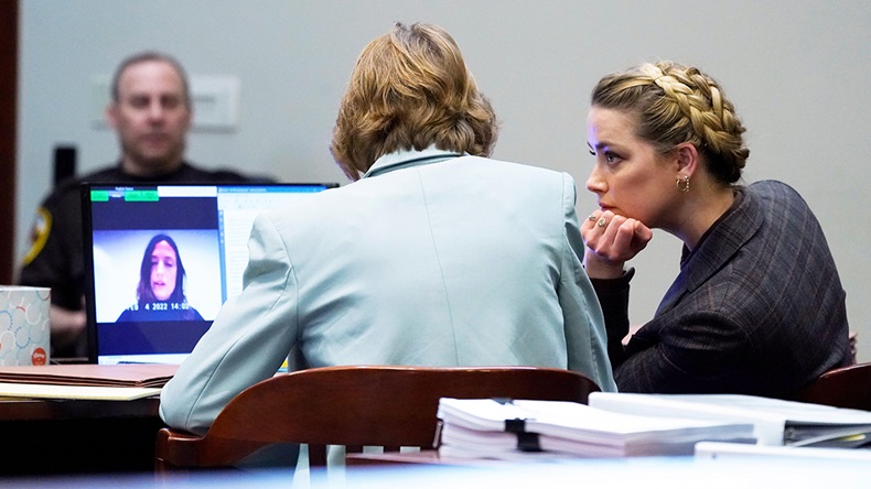 Amber Heard trial (Steve Helber/Pool via REUTERS/Alamy Stock Photo)