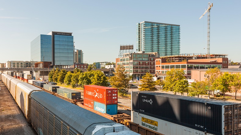 Freight trains (Clarence Holmes Photography/Alamy Stock Photo)