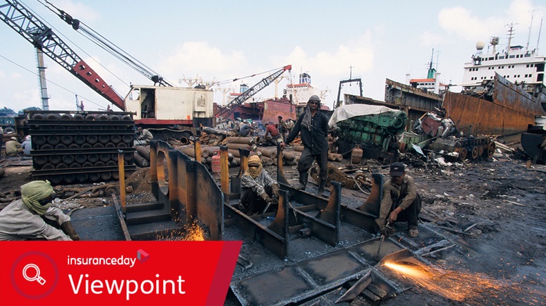 Shipbreaking yard (Joerg Boethling/Alamy Stock Photo)