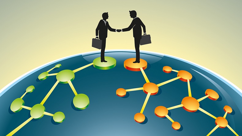 Merger (Vector Draco/Shutterstock.com)