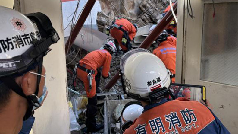 Kumamoto Earthquake 2026, Rescue at NPI Yatsushiro Plant