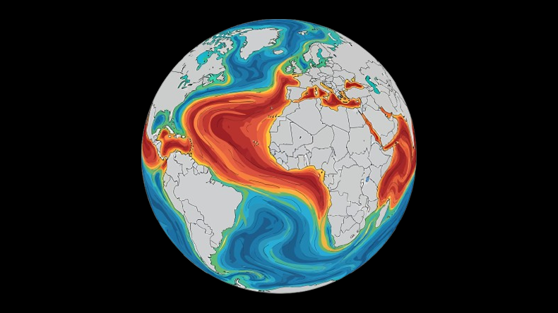 El Nino weather pattern on Earth. 