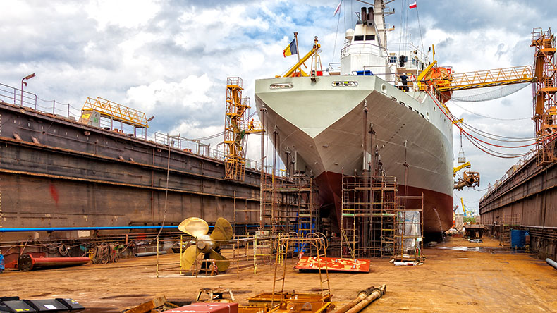 Ship yard