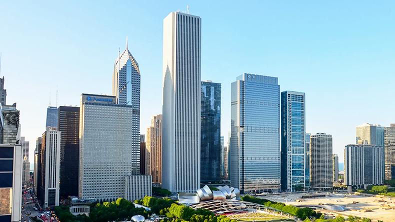Aon building, Chicago