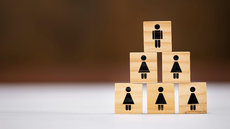 Male and female executives