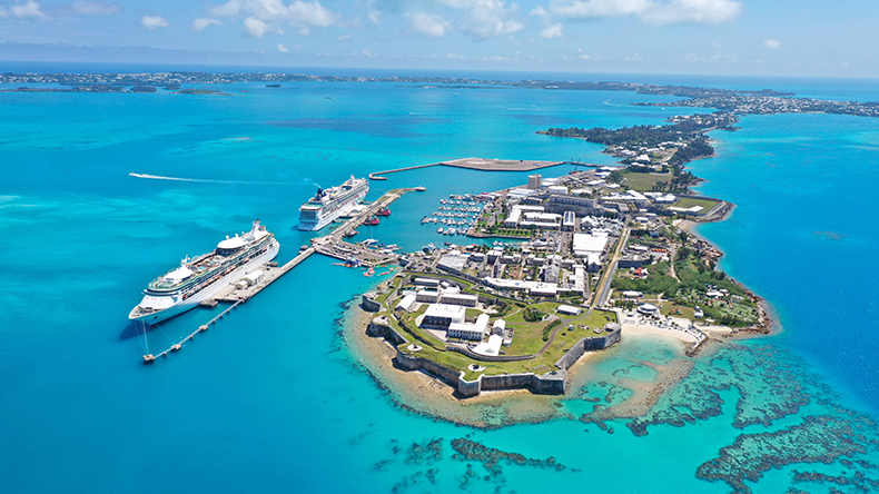 Tropical paradise island of Bermuda