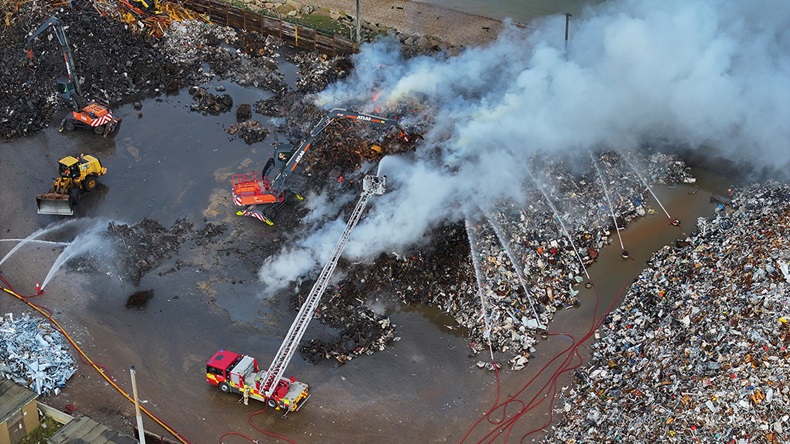 Sheerness, Kent recycling centre fire (2023)