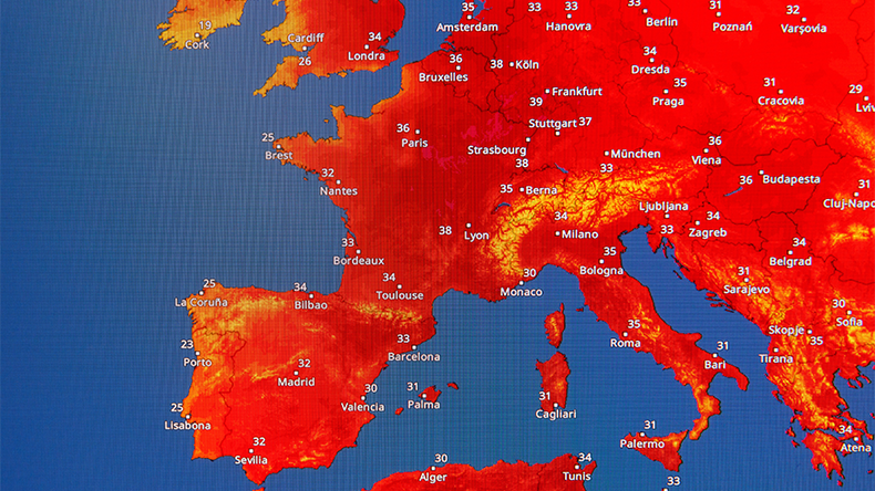 Heatwave in Europe summer 2026