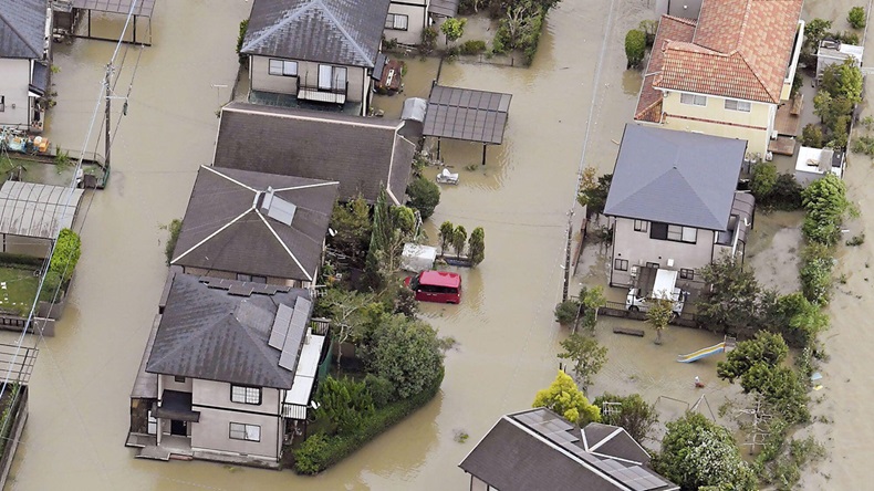 Typhoon Nanmadol flooding