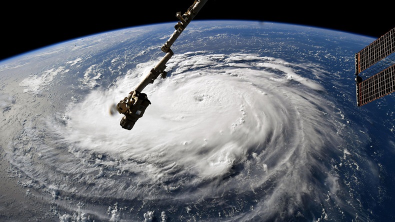 Hurricane from space