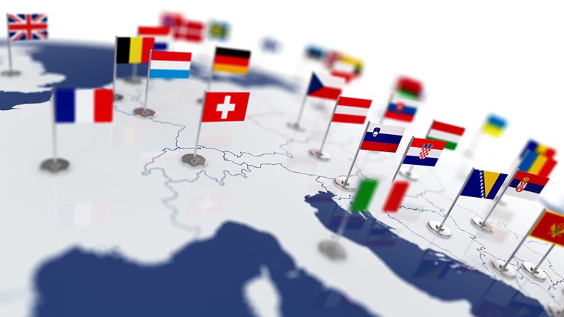 European flags