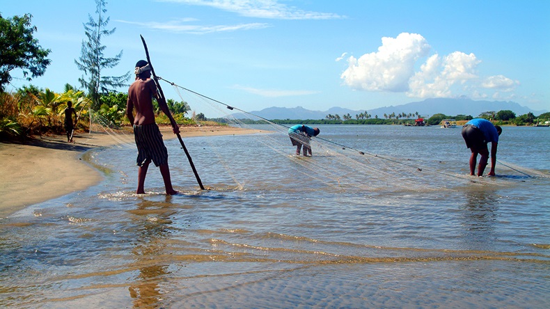 Fiji fishermen