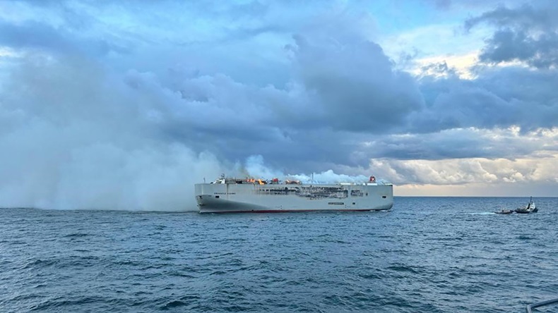 Fremantle Highway fire (2023)