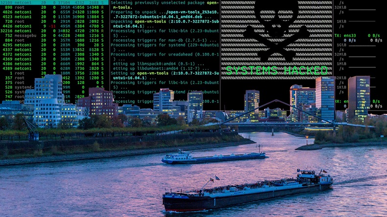 Marine cyber attack