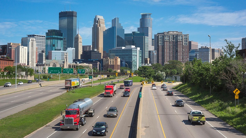 Freeway traffic