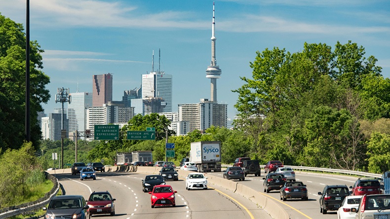 Toronto, Canada traffic