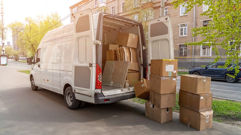 Delivery van