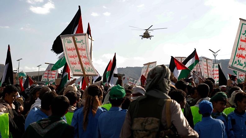 Houthi rally