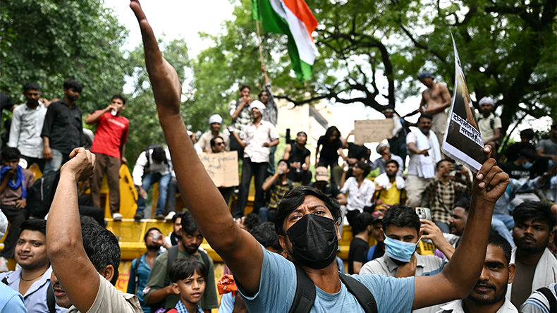 Youth-led protests in India over exam paper leaks_July and August 2026