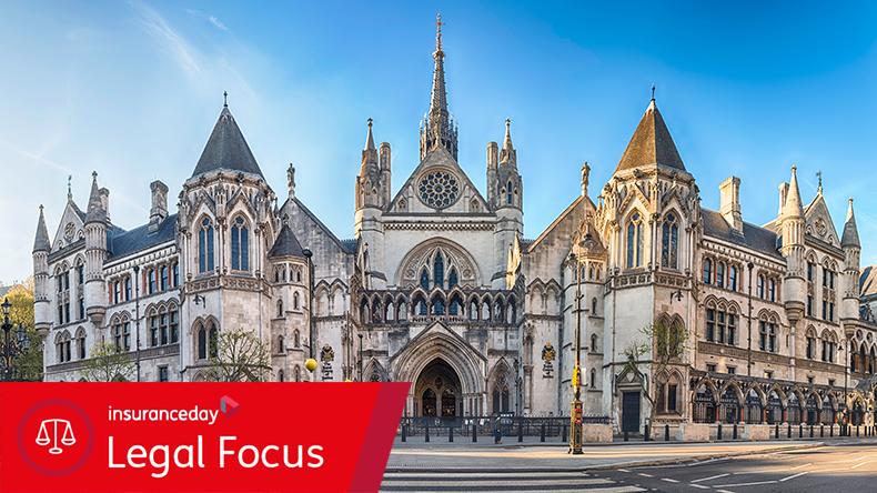 The Royal Courts of Justice in London, England, UK