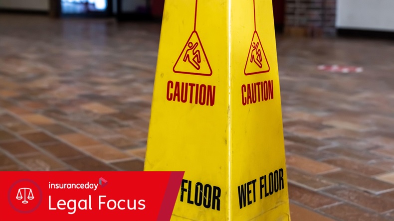 Wet floor sign