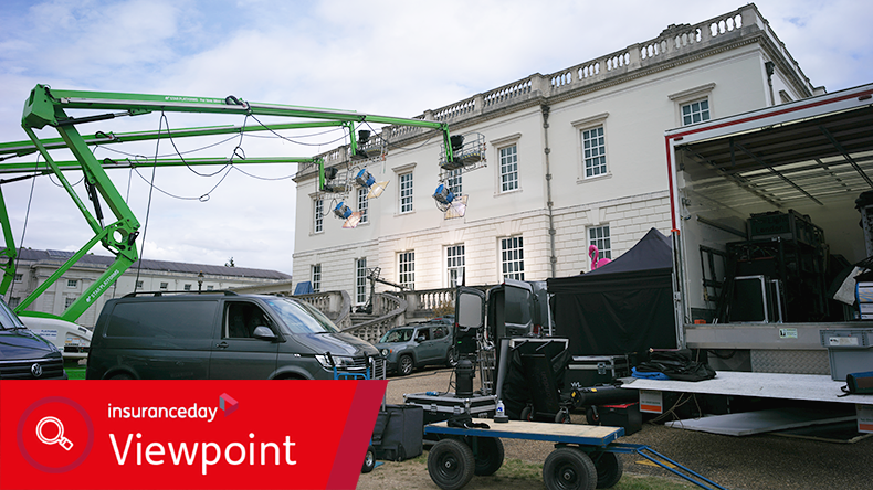 Greenwich, London, England, United Kingdom, 16th July 2025, Queens House Museum being used as a film set