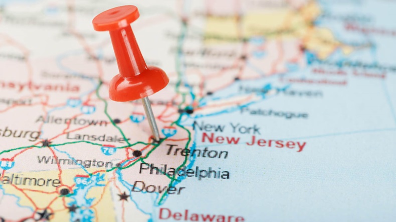 New Jersey map 