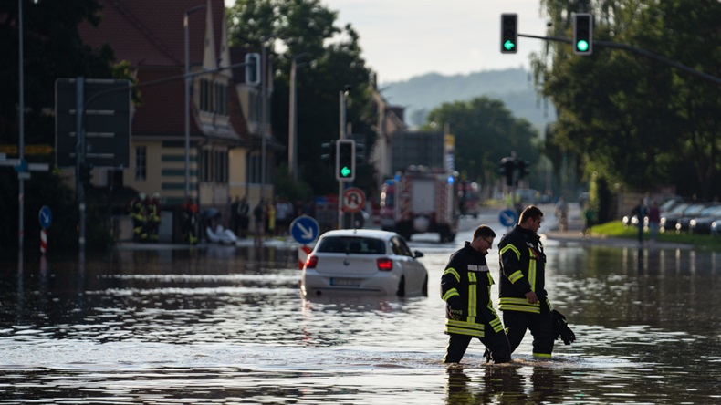 Germany flood (Nicolas Armer/dpa/Alamy Live News)