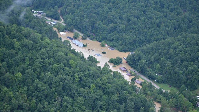 Kentucky flood (2022) (Sgt Jesse Elbouab/Kentucky National Guard/Alamy Live News)