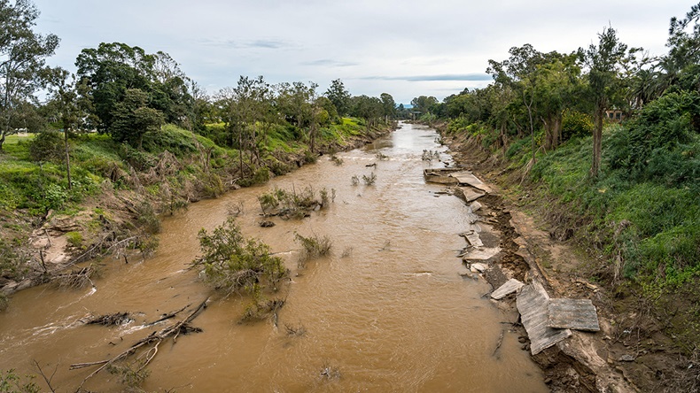 New South Wales, Australia flood (2022) (Alexander Cimbal/Alamy Stock Photo)