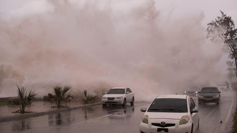 Tropical Storm Elsa Dominican Republic (2021) (EFE News Agency/Alamy Stock Photo)