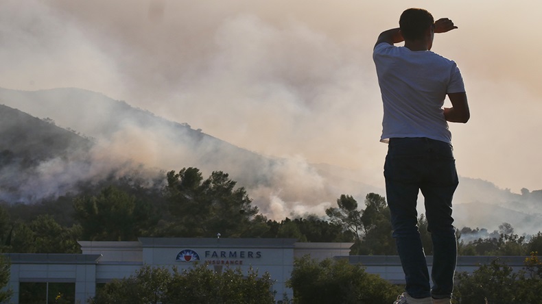 California Woolsey fire (2018) ( BrittanyNY/Shutterstock.com)