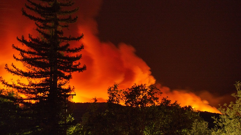 California wildfire (2020) (AlexGImagery/Alamy Stock Photo)