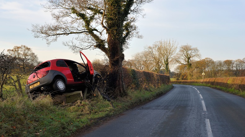 Car accident (steve harling/Alamy Stock Photo)