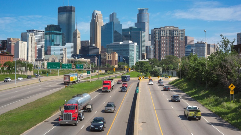 Freeway traffic (Russell Kord/Alamy Stock Photo)