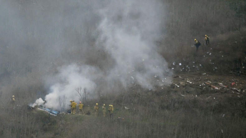 Kobe Bryant helicopter crash (2020) (REUTERS/Alamy Stock Photo)