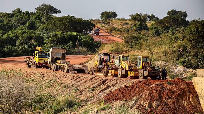 Uganda oil pipeline (Abaca Press/Alamy Stock Photo)