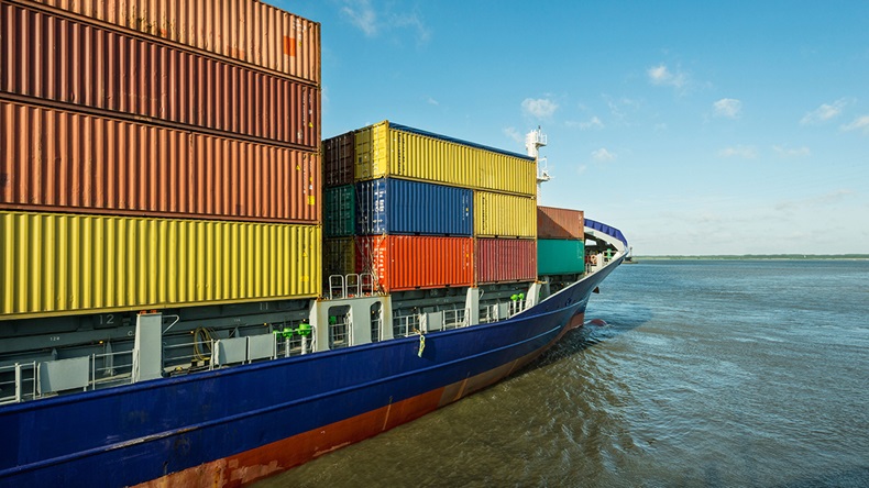 Cargo ship (Image Source/Alamy Stock Photo)