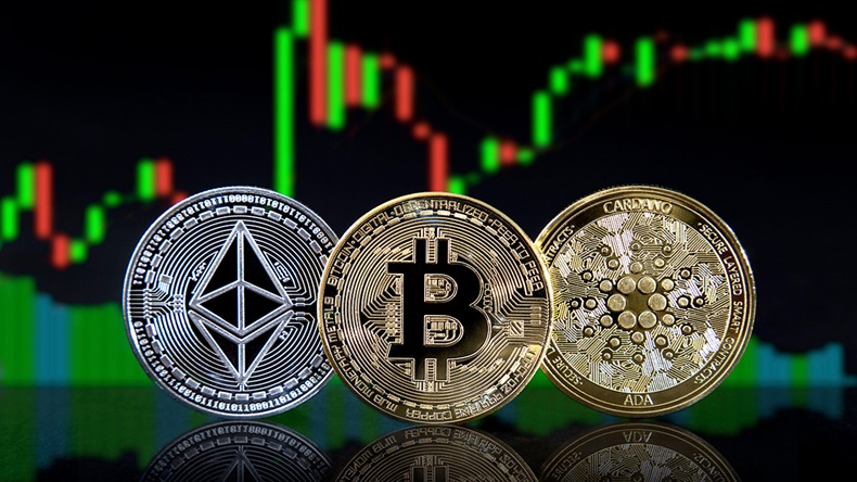 Cryptocurrencies (Nathaniel Noir/Alamy Stock Photo)