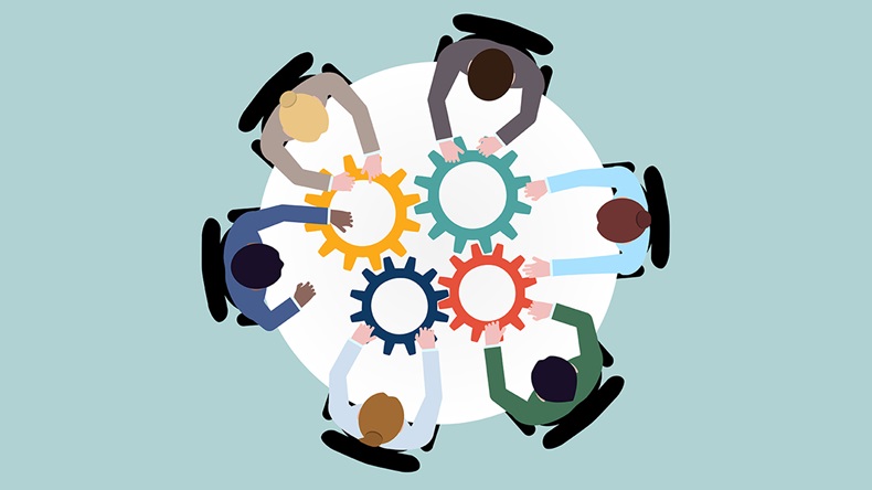 Teamwork (Macrovector/Shutterstock.com)