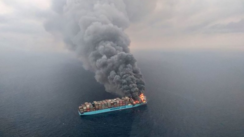 Fire on Maersk Honam