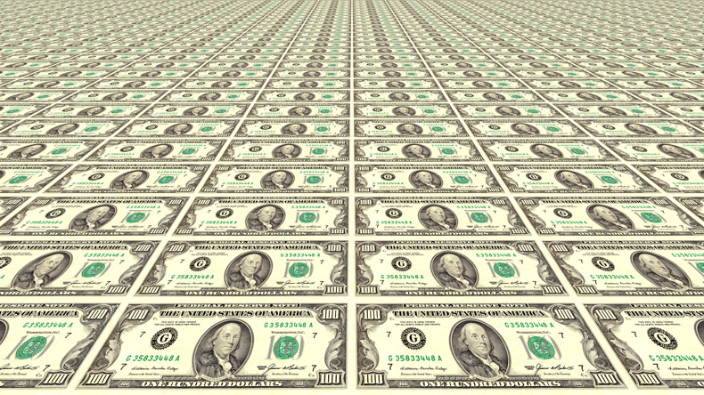 US $100 bank notes