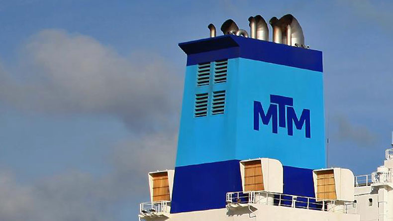 Maran Tankers logo on funnel