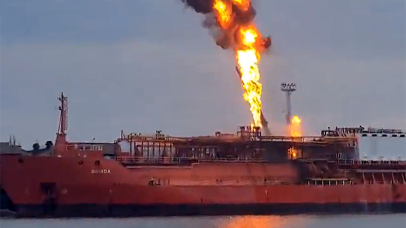 Liquefied petroleum gas carrier Orinda has been hit by a drone at the Ukrainian port of Izmail