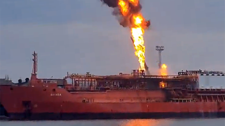 Liquefied petroleum gas carrier Orinda has been hit by a drone at the Ukrainian port of Izmail