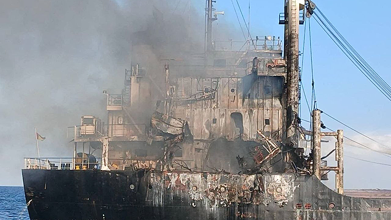Turkish-owned bulker Golden Leo was hit by a missile after leaving a Ukrainian port on July 19.