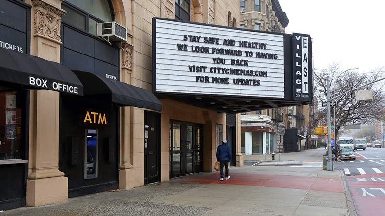 Covid cinema closed NYC